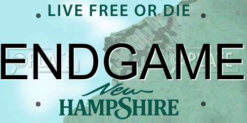 ENDGAME New Hampshire License Plate