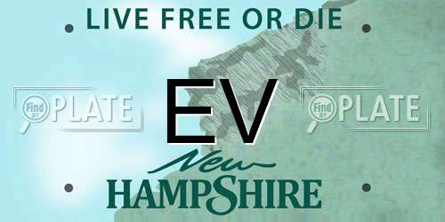 EV New Hampshire License Plate