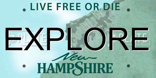 EXPLORE New Hampshire License Plate