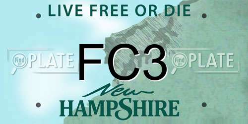 FC3 New Hampshire License Plate
