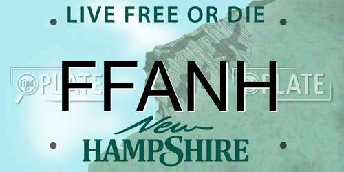 FFANH New Hampshire License Plate