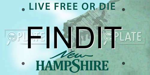 FINDIT New Hampshire License Plate