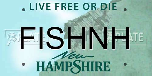 FISHNH New Hampshire License Plate