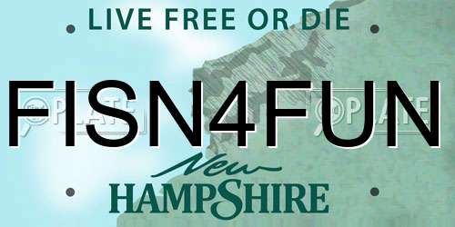 FISN4FUN New Hampshire License Plate