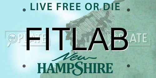 FITLAB New Hampshire License Plate