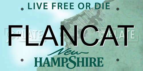 FLANCAT New Hampshire License Plate