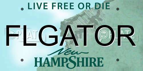 FLGATOR New Hampshire License Plate
