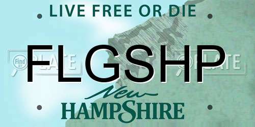 FLGSHP New Hampshire License Plate