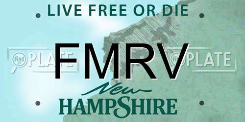 FMRV New Hampshire License Plate