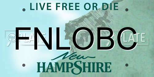 FNLOBC New Hampshire License Plate