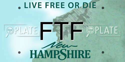 FTF New Hampshire License Plate
