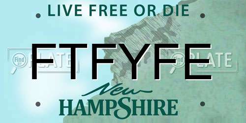 FTFYFE New Hampshire License Plate