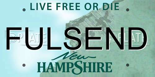 FULSEND New Hampshire License Plate