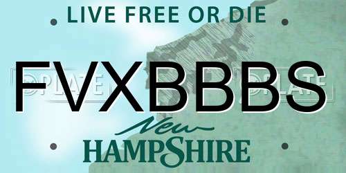 FVXBBBS New Hampshire License Plate