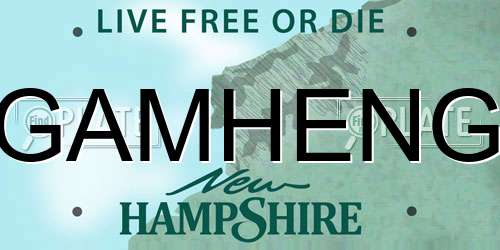 GAMHENG New Hampshire License Plate