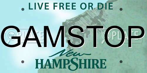 GAMSTOP New Hampshire License Plate