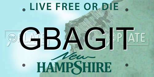 GBAGIT New Hampshire License Plate