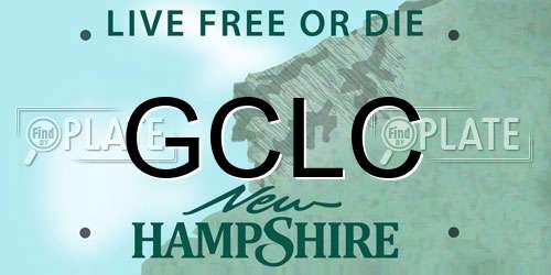 GCLC New Hampshire License Plate