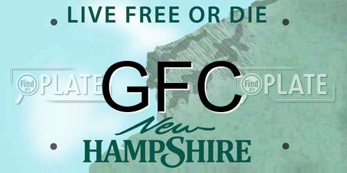 GFC New Hampshire License Plate