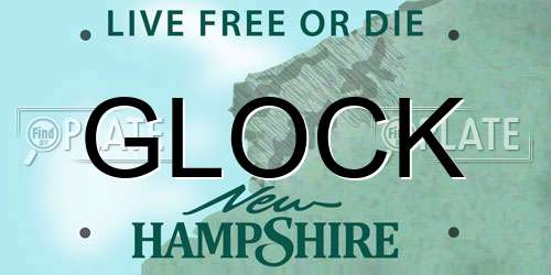 GLOCK New Hampshire License Plate