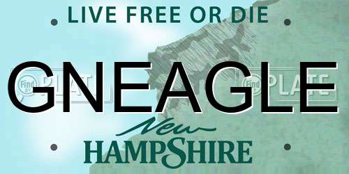 GNEAGLE New Hampshire License Plate