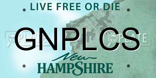 GNPLCS New Hampshire License Plate