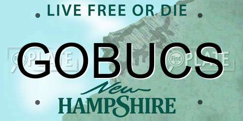 GOBUCS New Hampshire License Plate