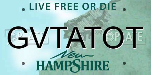 GVTATOT New Hampshire License Plate