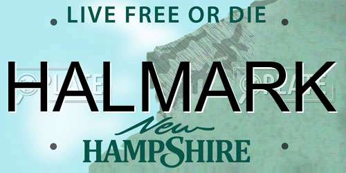 HALMARK New Hampshire License Plate