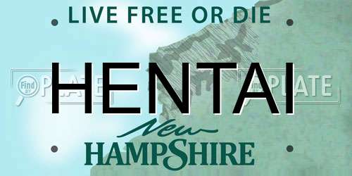 HENTAI New Hampshire License Plate