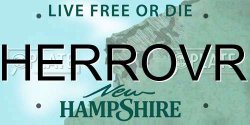 HERROVR New Hampshire License Plate