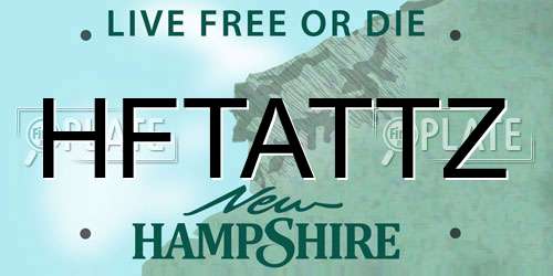 HFTATTZ New Hampshire License Plate