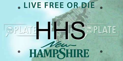 HHS New Hampshire License Plate