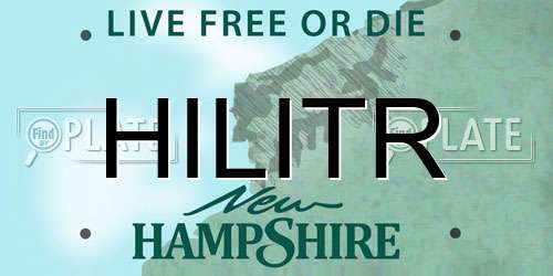 HILITR New Hampshire License Plate