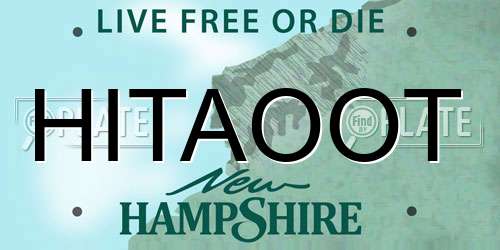 HITAOOT New Hampshire License Plate