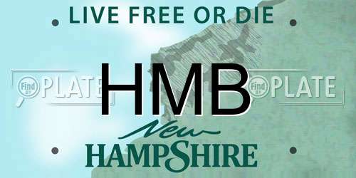 HMB New Hampshire License Plate