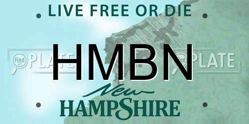 HMBN New Hampshire License Plate