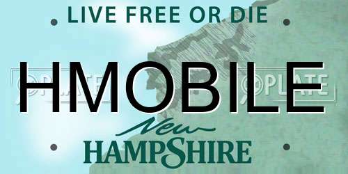 HMOBILE New Hampshire License Plate