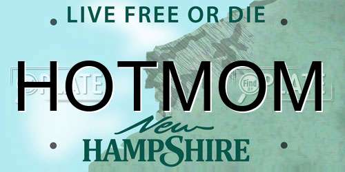 HOTMOM New Hampshire License Plate