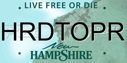 HRDTOPR New Hampshire License Plate