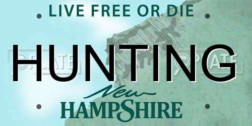 HUNTING New Hampshire License Plate