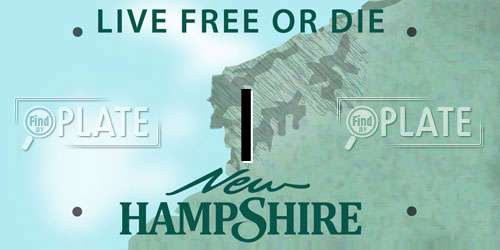 I New Hampshire License Plate