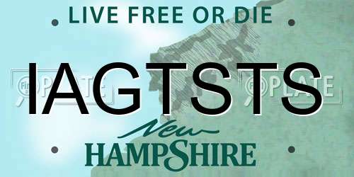 IAGTSTS New Hampshire License Plate