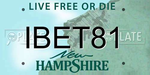 IBET81 New Hampshire License Plate