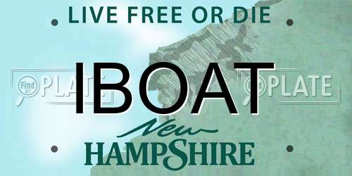 IBOAT New Hampshire License Plate