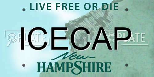 ICECAP New Hampshire License Plate