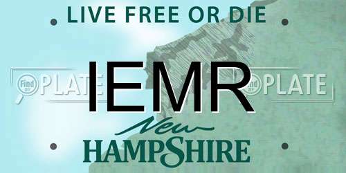 IEMR New Hampshire License Plate