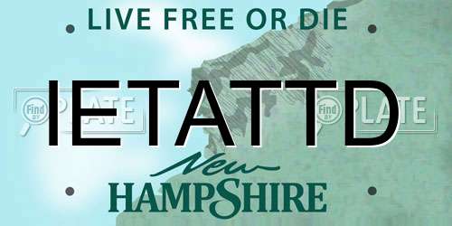 IETATTD New Hampshire License Plate