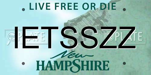 IETSSZZ New Hampshire License Plate