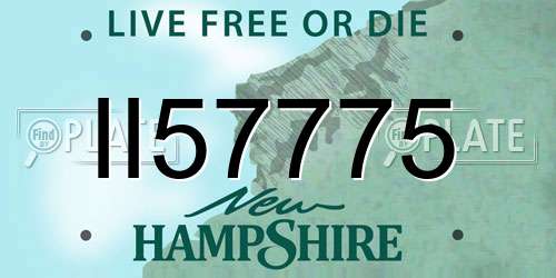 II57775 New Hampshire License Plate